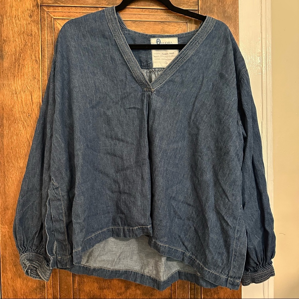 Flora Animalia smock shirt